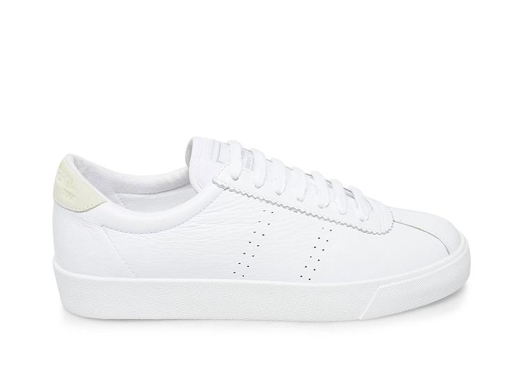 Superga 2843 Comfleau White - Womens Superga Lace Up Shoes